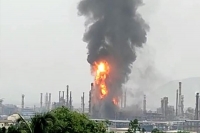 Major fire breaks out at hpcl plant in visakhapatnam under control all workers safe