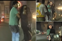 Drunken lady hulchul in jubilee hills with hyderabad police