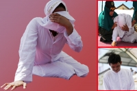 Couple caned for having sex outside of marriage in indonesia
