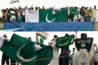 Jammu kashmir pakistan isis flags waved in srinagar