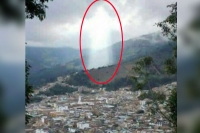 Jesus shaped cloud appears in sky after city ravaged by killer landslide