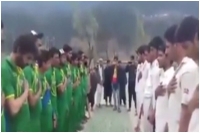 This kashmiri cricket team wore pak s jersey while playing match