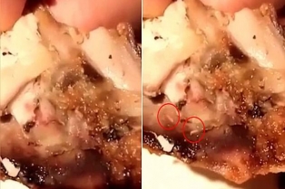 ITEMVIDEOS: మళ్లీ వార్తల్లోకి కెఎఫ్‌సీ.. ఈ సారి ఏకంగా చికెన్ లోంచి.. 