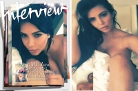 Kim kardashian s topless interview magazine cover sexy facetime selfie