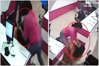Husband employs lady bouncer to beat wife
