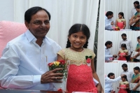 Cm blessed the child prodigy gifts rs 10 lakh
