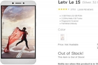 Letv le 1s out of stock within minutes of open sale leeco fans angry