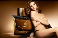 Lily james is at peace in nothing but perfume for burberry