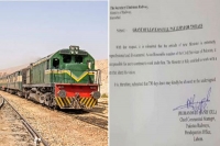 Pakistani railway official leave letter goes viral online