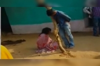 Boy girl tied to a tree after relatives spot them together