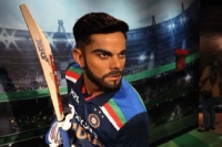 Virat kohli wax statue at dubai madame tussauds