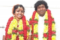 Tamil actor comedian yogi babu marries manju bhargavi in thiruttani