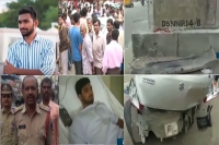 Metro tragedy continues in hyderabad car hits pillar at chaitanyapuri