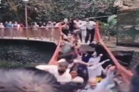 Bridge collapses in opening ceremony sending mayor into river
