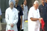 Pm modi pays tribute to mahatma gandhi lal bahadur shastri on their birth anniversary