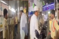 Mim corporator sohail quadri argues with charminar sub inspector video goes viral