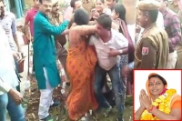 Rajasthan s bjp mla s husband thrashes cop senior party leaders intervene to resolve issue