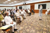 14 ministers resign from the union ministry ahead of the swearing in ceremony of new ministers