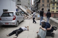 Strong earthquake rocks nepal again