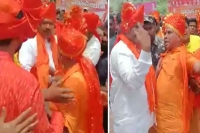 Tension prevails in nizamabad after scuffle between bjp leader during hanuman shobha yatra