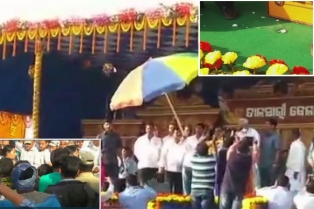 ITEMVIDEOS: ముఖ్యమంత్రికి పరాభవం.. కోడిగుడ్లతో మహిళ దాడి..