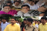 Nara lokesh travels in apsrtc bus in protest to increased bus fares
