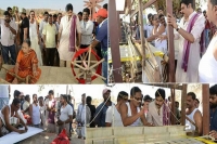 Pawan kalyan visits handloom weavers houses in medak