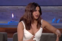 Chat show host asks priyanka if she knew english when she came to the us