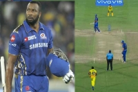 Ipl 2019 final pollard fined for showing dissent to umpires