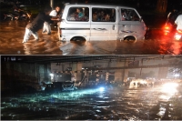 Cloudburst triggers mayhem hyderabad drowns in 2 hour deluge