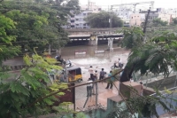 Normal life thrown out of gear due to heavy rain in hyderabad parts of telangana