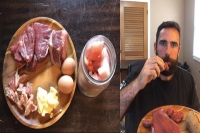 This man is on raw meat diet for past 3 years claims he feels most energetic