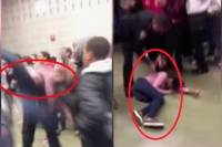 Officer at rolesville high slams girl to the ground in video