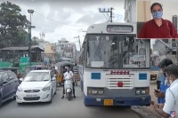 Tsrtc bus driver suffers heart attack yet controls bus saving passengers
