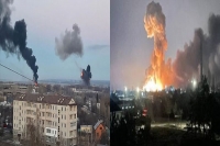 Massive explosions reported in eastern ukraine after putin s military operation order