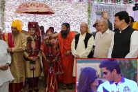 30 000 guests drone cams in maharashtra bjp chief s son wedding