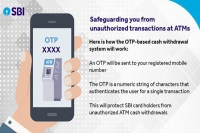 Sbi to launch otp based atm cash withdrawal from january 1