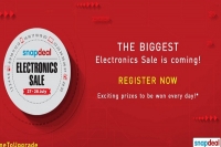 Snapdeal s big electronics sale on july 27 28