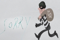 Thief commits theft in the same house for second time and says sorry