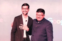 Sundar pichai unveils digital unlocked says ready to help india in cashless economy
