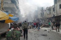 Homs and damascus bomb blasts kill 140