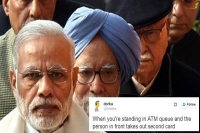 Twitterati go berserk captioning this picture of pm narendra modi manmohan singh and lk advani