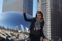 Taapsee adds some more beautiness to chicago buildings
