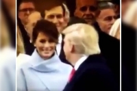 People can t get over melania trump s expression in viral inauguration clip