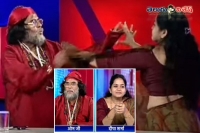 Tv debate on radhe maa turns violent