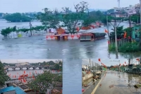 Hyderabad musi river in spate families on its banks evacuated