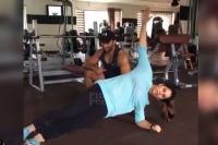 Ram charan wife upasana latest workout video