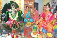 Varalakshmi vratam being performed in telugu states by married hindu women