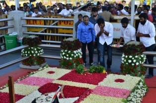 అర్కేనగర్ బరిలో విశాల్.. మాజీ సీఎంలకు ఘననివాళులు.. 