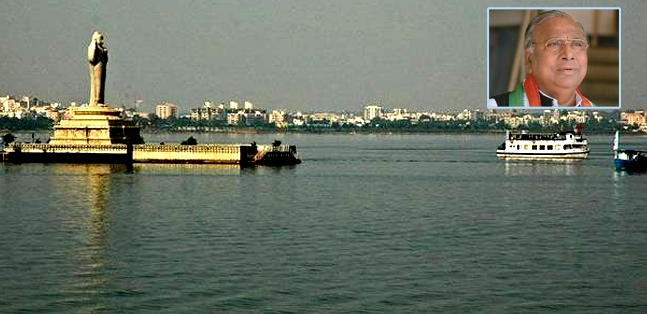 Water danger level in hussain sagar